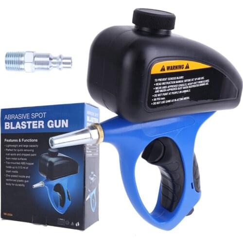 Anti-rust Sandblaster Spray Gun Handheld Pneumatic Sand Blasting Glass Tombstone Sprayer Sandblasting Machine Air Power Tools