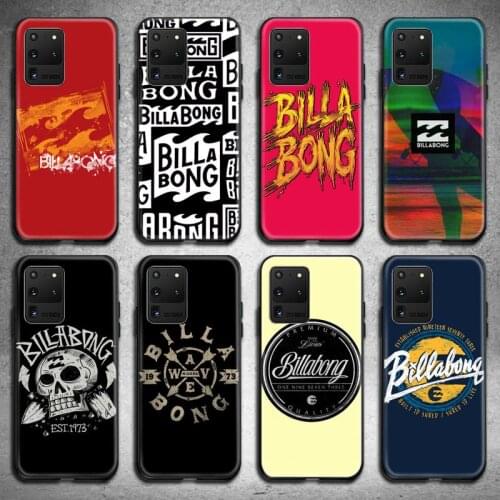 Australian brand billabonge Phone Case for Samsung S20 plus Ultra S6 S7 edge S8 S9 plus S10 5G lite 2020