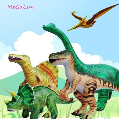 Dinosaur Pvc Inflatable Toy Anti-Truth Tyrannosaurus Pterodactyl Stegosaurus Boy Children Birthday Gift Party Decoration