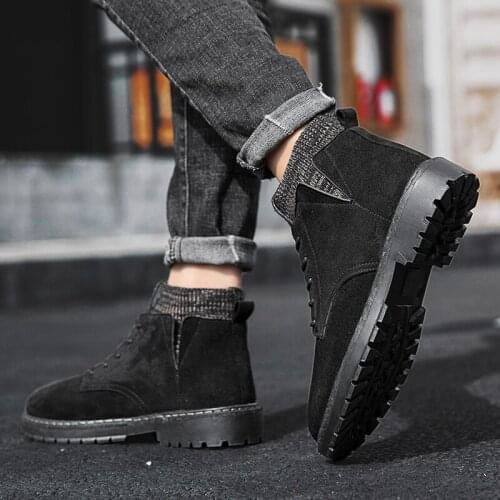 For sneakers leather boots casual zapatos hombre spring Mens shoe coturno sport de mens sapatos home sneaker cuero man causal