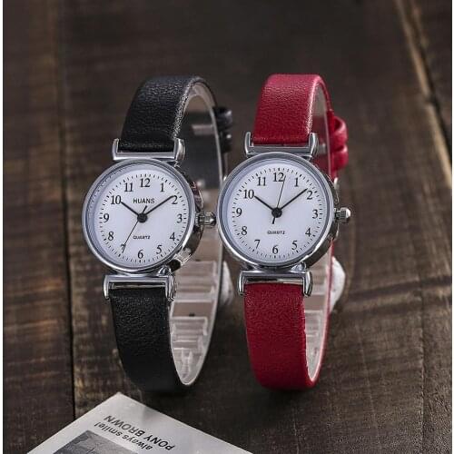 Exquisite Small Simple Women Watches Retro Leather Female Clock Top Brand Womens Fashion Mini Design Wristwatches Reloj Mujer