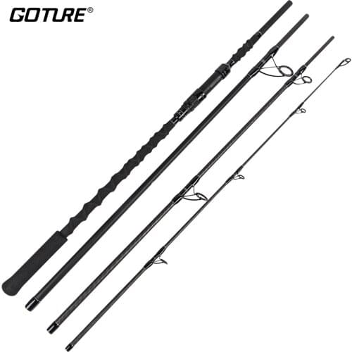 Goture Bravel 4 Section 30T+40T Carbon Ultra Light Surf Fishing Rod 2.7m 3.0m 3.3m 3.6m M MH Inshore Long Casting Spinning Rod