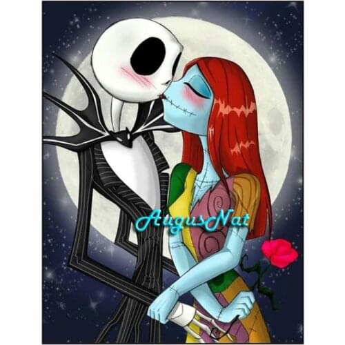 Halloween diamond painting full drill skull wall art wedding decor nightmare befor christmas diamond dotz painting on canvas