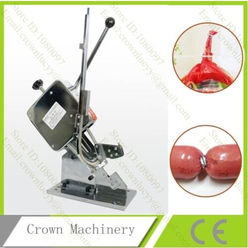Sausage Clipper Clipping machine; strapping machine for supermarket bag;plastic bag tying machine