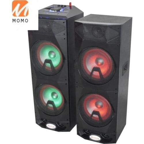 Powerful Stereo Subwoofer Speaker Double 10inch HIFI Bass Speaker with Blue Tooth FM/TF Card
