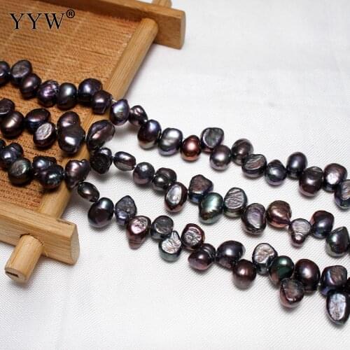 Natural Freshwater Pearl Irregular Nuggets Bead For Jewelry Making DIY Bracelet Necklace 8-9mm Strand 15" Cultured Baroque Pearl