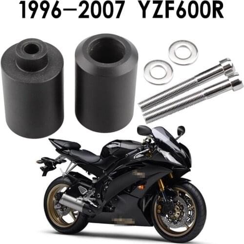 No Cut Frame Slider Pad For 1996-2007 Yamaha YZF 600R YZF600R Thundercat Delrin Crash Falling Protection Pad Motorcycle Parts