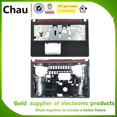 Chau New For Dell Inspiron 15P 7000 7557 7559 T9X28 Bottom Base Cover/Palmrest Upper No touchpad/Bottom Cover Door Lower Case