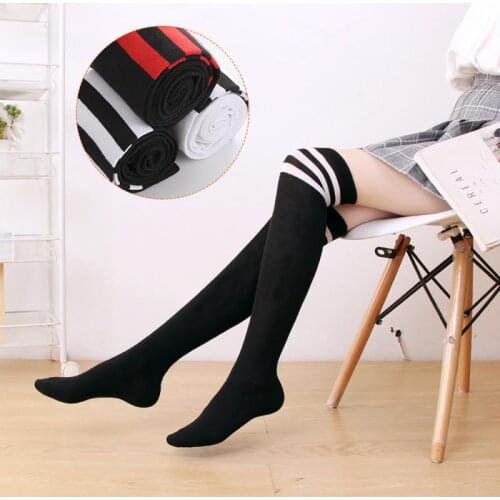 Womens Stockings 1pair Casual Girls Student Socks Thigh High Stockings Over Knee High Socks Womens Long Knee Socks