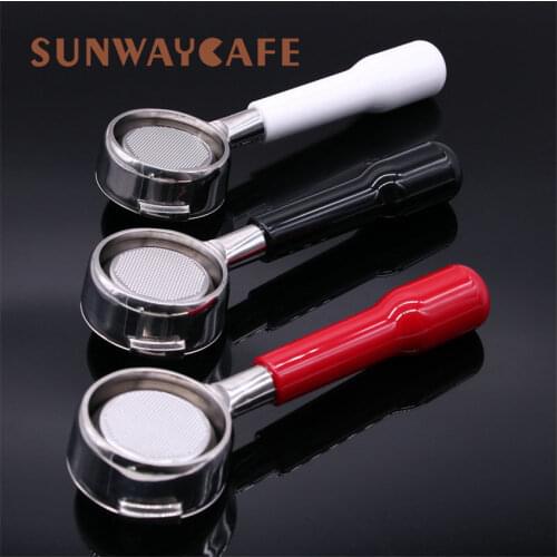 Nuova Coffee Machine Handle Bottomless Filter Holder Stainless Steel Espresso Coffee Maker Parts Cafe Accessory For Barista