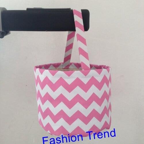 50pcs/lot easter bucket chevron easter tote bag gift basket for kids holiday storage colorful easter bucket monogram Easter tote