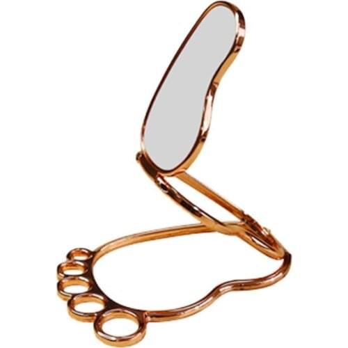 Portable Magnetic Phone Holder Stand Universal Metal Phone Holder Dual Folding Desk Stand for Mobile Phone Tablet