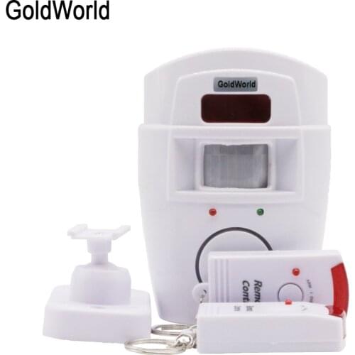 Home Security PIR MP Alert Infrared Sensor Anti-theft Motion Detector Alarm Monitor Wireless Alarm system+2 remote controller