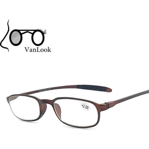 Slim Reading Glasses for Sight Women Men +1.00 +1.50 +2.00 +2.50 +3.00 +3.50 +4.00 Spectacles w/ Rubber Tips Ultra-light