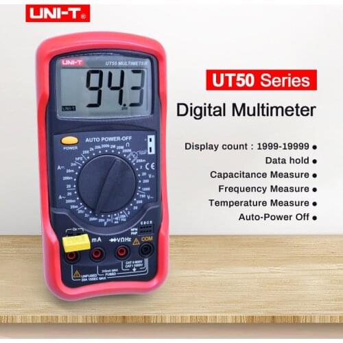 True RMS Digital Multimeter UNI-T UT51 UT52 UT53 UT55 UT56 Voltage current Ohm meter Electrical Meter / LCD display multimeter