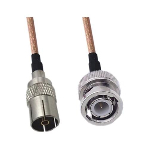 TV Female to BNC Male Connector Pigtail Jumper RG316 Cable 50 ohm