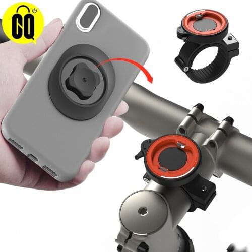 Universal Handlebar Stem Motorcycle Bike mount phone holder Quick Mount aluminum phone holder motorcycle phone holder Bracket
