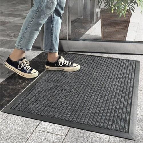 Japanese-style Doormat Outdoor Dust Removal Wear-resistant Anti-skid Entrance Door Mat Scraping Mud And Sand Removing Foot Pad
