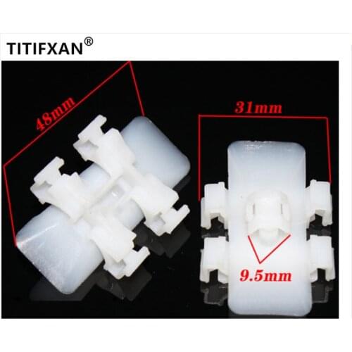 2PCS Auto Door Exterior Trim Anti-scratch strip Decorative Strip Fasteners Clamp For Mercedes Benz Viano Vito Sprinter Clip