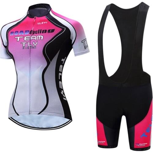 Women clothes 2021 Summer cycling jersey bib short set MTB road bike clothing body outfit Sport wear bicycle kit ladies suit kit