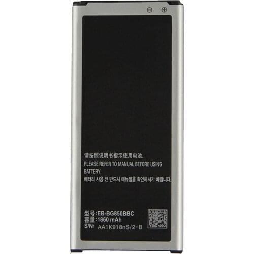 10pcs Battery For Samsung GALAXY Alpha G850 G8508S G850Y G850K G8509V G850A EB-BG850BBU/BBE Phone Battery 1860mAh battery
