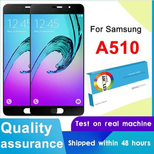 100% Original 5.2'' AMOLED Display For Samsung Galaxy A5 2016 A510 A510F A510M A510FD Full LCD Touch Screen Repair Parts