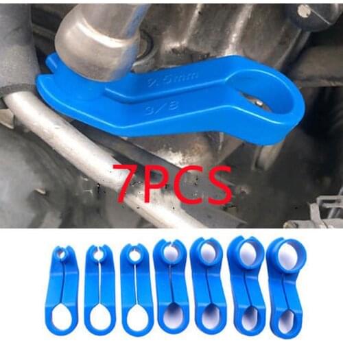 7pcs/set Vehicles AC Line Disconnect Tool Set Fuel Line Removal Tool Replacement Fuel Line Angled Disconnect Tool