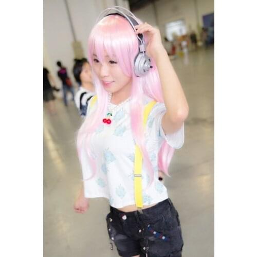 Anime Super Sonico Headset Supersonico Cosplay Costume Accessories Headwear Headband EVA PVC Earphone Cosplay Props Toy Earpiece