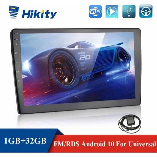 Hikity Android 10.0 2 Din Car Radio GPS Multimedia Player 9" Auto Stereo For Universal Volkswagen Nissan Hyundai Kia Toyota