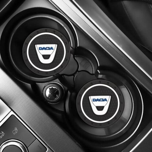 2PCS Car Water Cup Bottle Holder Anti-slip Pad Mat Silica Gel for KIA sportage ceed kia sorento 2017 2018