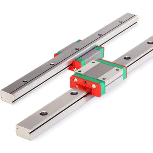 Free shipping 3D print parts cnc Kossel Mini MGN15 15mm miniature linear rail slide 1pcs 15mm L-600mm rail+1pcs MGN15H carriage