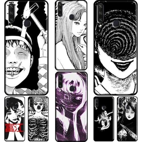 Junji ito Uzumaki Horror Manga For Huawei Nova 5T 2i Phone Case For Huawei Y5 Y6 Y9 Y7 2017 2018 2019 Y6P Y5P 2020 Cover