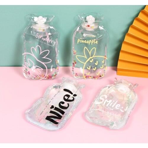 Cartoon Hand Warmer Printed Hot Water Bag Mini Water Injection Hand Warmer Students Keep Warm and Explosion Proof In Winter