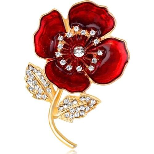 Kisseason Flower Brooches For Clothes