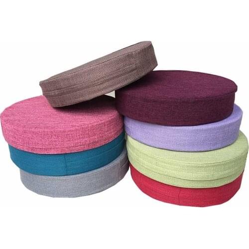 Wholesale China household linen tatami round cushion thickened meditation removable washable sitting mats
