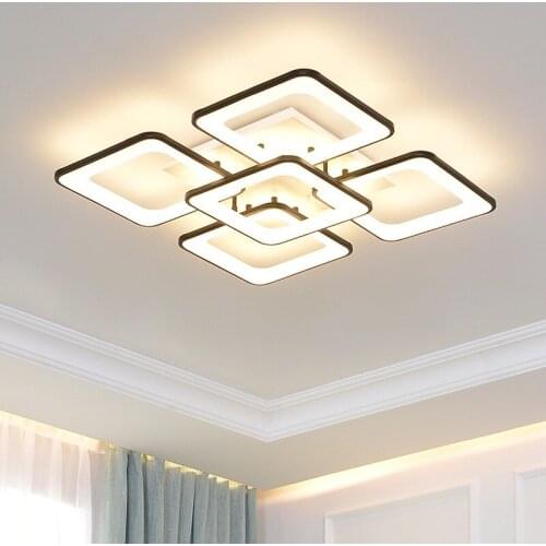 Square Overlay Acrylic LED Ceiling Lamp Living Room Bedroom Study Room Aisle Office Ceiling Light Commercial decorative lighting