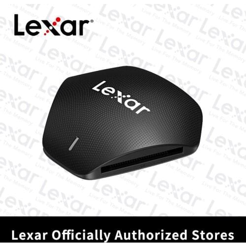 Lexar Card Readers 3 in 1TF MicroSD SD CF Card Reader USB 3.1 High Speed Support UHS-II Memory Card for Laptop