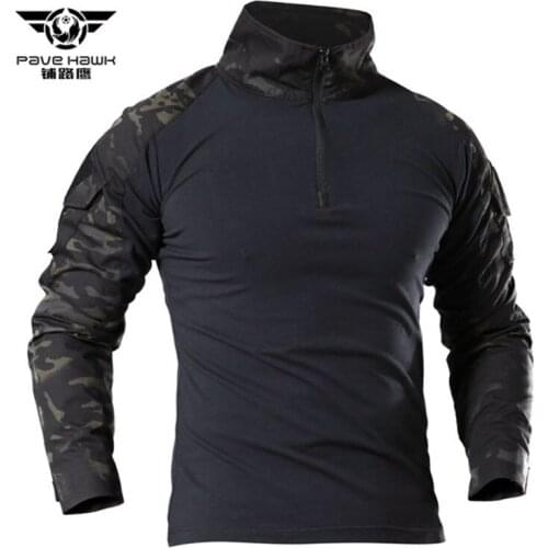 Men Outdoor Camouflage Military Tactical Frog Shirt Breathable Stretch Quick Dry Training Tops Climbing Hunting Sports T-Shirts