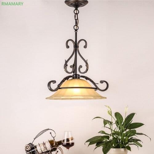 2019 new Nordic single head bar pendant light corridor balcony restaurant LED lights stair lamps glass pendant lamp 110-220V