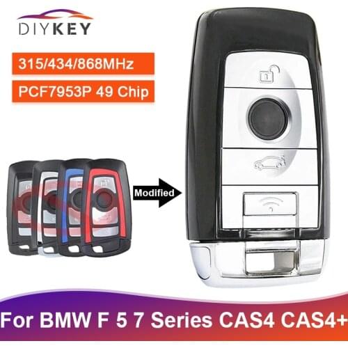 DIYKEY Remote Key for Rolls-Royce Phan PCF7653P ID49 Chip for BMW F 5 7 Series FEM / BDC CAS4 CAS4+ 315MHz HUF5662 434MHz/868MHz