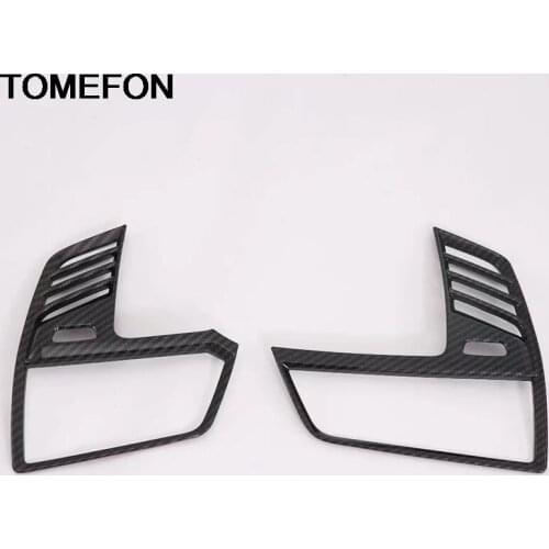 TOMEFON For BMW X5 G05 2019 2020 Front Side Left Right Air Condition AC Vent Outlet Sticker Cover Trim Interior Accessories ABS