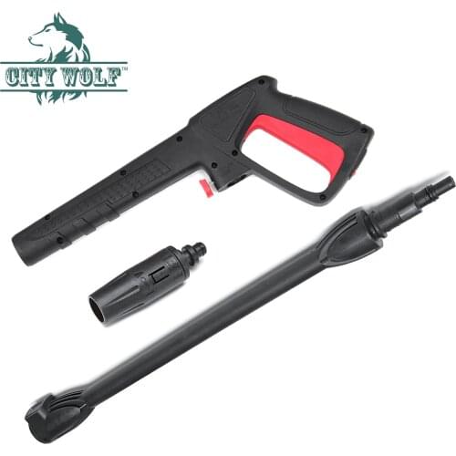 City wolf high pressure washer water gun spray gun for AR Black&Deck Bosch AQT car washer car cleaning accessory gun and lance