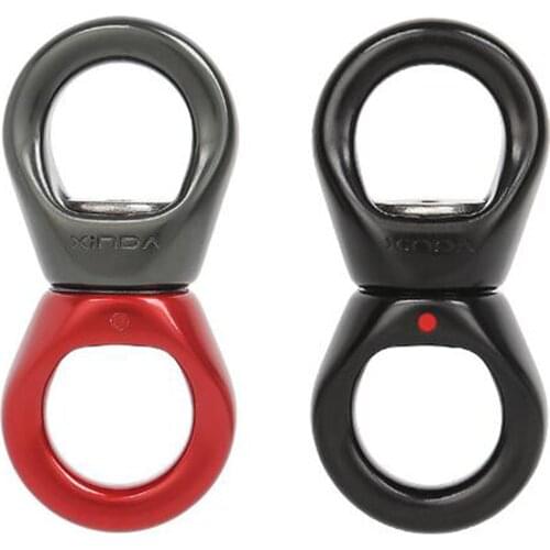 30KN Climbing Swivel Rotor Rotator Rotation 360° Spinner for Micro Rope Arborist Swing Swing Backyard Mountaineering Accessories