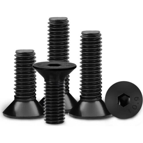 10.9 Black American-made countersunk head screws 2#-56 4#-40 6#-32 8#-32 10#-32 10#-24
