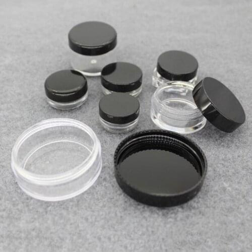100 X 1g 2g 3g 5g 10g 15g 20g Empty Jars Refillable Bottles Cosmetic Jars Makeup Container Small Round Bottle Little Cream Jar