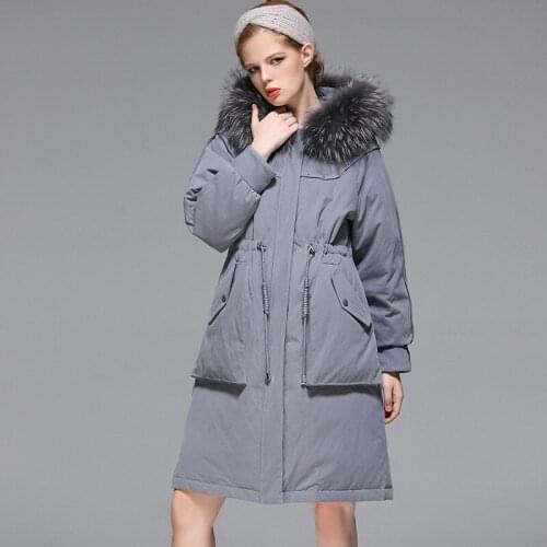 2020 new winter womens coat Korean fashion 90 white duck down loose and thickened style overcomes down jacket women