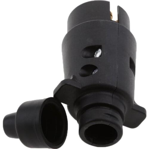 7 Pin Car Trailer Caravan Socket Wiring Connector for Brake Side Light