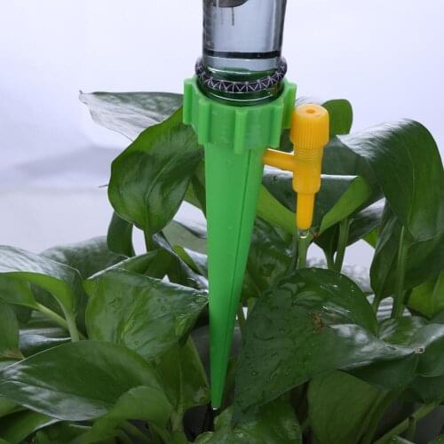 Automatic Drip Irrigation Tool Spikes Automatic Flower Plant Garden Watering System Kit Adjustable Water Self-Watering Device