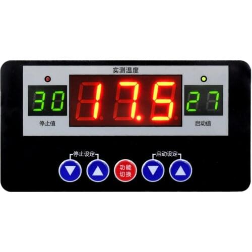 Digital Thermostat for Temperature Control Box Heating Ventilation System Temperature Controller Switch Board 10A 12V 220V 380V