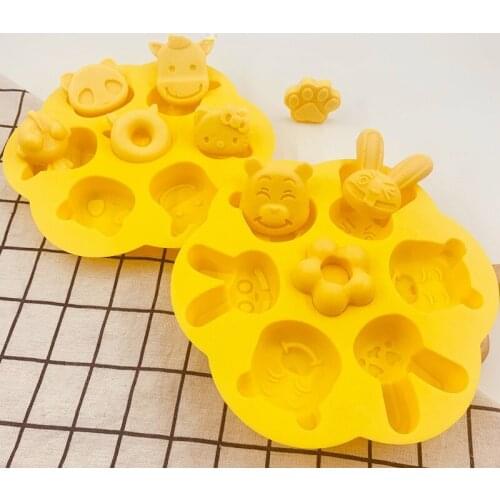 Pastry Tools Bakeware Mold Tools Cartoon Mousse Cake Kitchen Mould Home Silicone Chocolate Molde De Hornear Accessories 60AA01